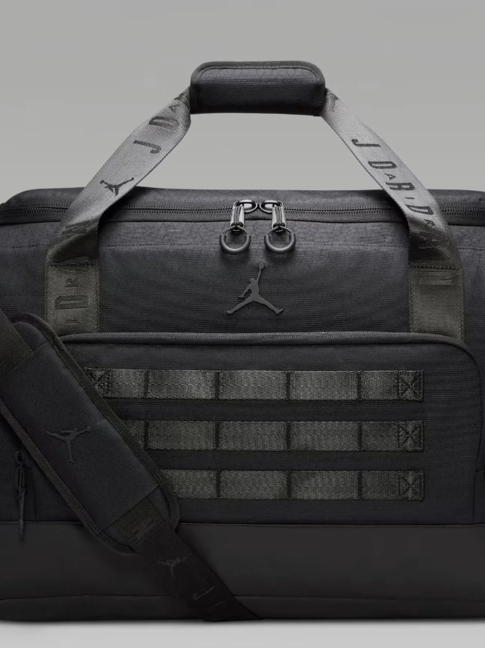 Jordan Men’s Black Duffel Bag - Tactical Travel Carry